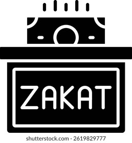 Zakat vector icon. Can be used for printing, mobile and web applications.