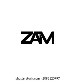 Zam Letter Original Monogram Logo Design Stock Vector (Royalty Free ...