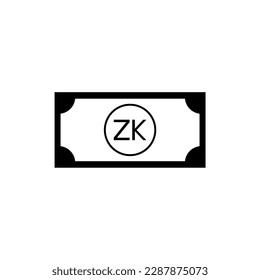 Zambia Currency Symbol, Zambian Kwacha Icon, ZMW Sign. Vector Illustration