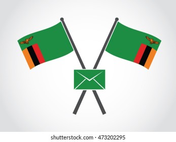 Zambia Emblem Formal Mail