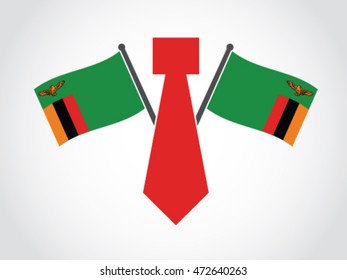 Zambia Emblem Office Worker