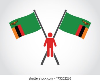Zambia Emblem People Male