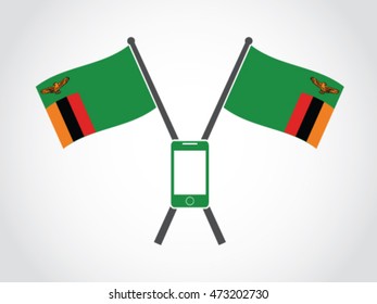 Zambia Emblem Smartphone