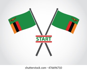 Zambia Emblem Start Line