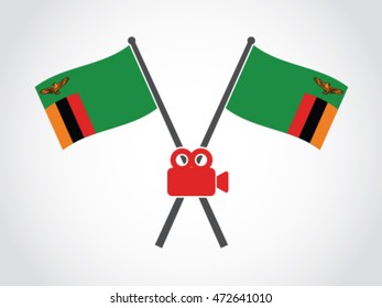 Zambia Emblem Video Camera