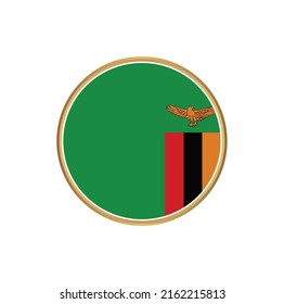 Zambia Flag Circle Frame National Flag Stock Vector (Royalty Free ...