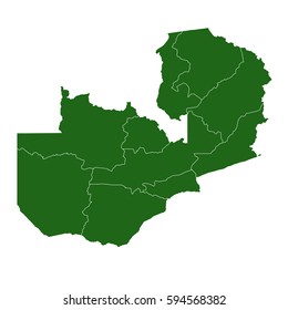 zambia green map