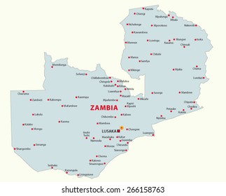 Zambia Map