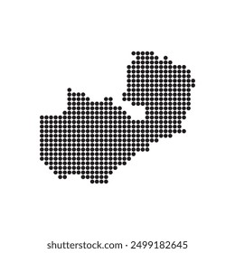 zambia map icon illustration element design