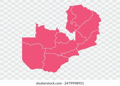 Zambia Map punch Color Archivos de calidad de fondo png