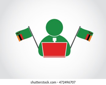 Zambia Office Worker