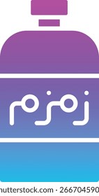 Icono de Vector de Zamzam. Se puede utilizar para aplicaciones de impresión, móviles y de Web.
