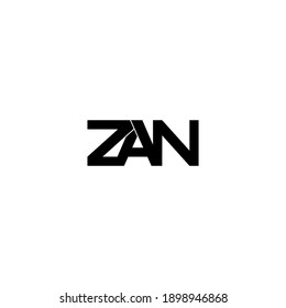 zan letter original monogram logo design