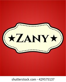 Zany colorful banner