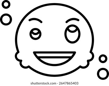 Zany Filled Style Icon Design