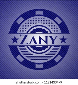 Zany with jean texture