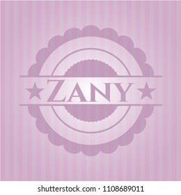  Zany pink emblem