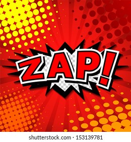 Zap! - Comic Speech Bubble, Cartoon 