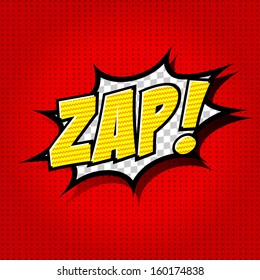 Zap! - Comic Speech Bubble, Cartoon 