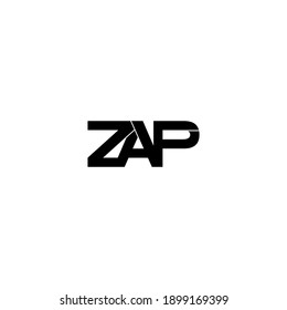 diseño del logotipo original de la letra zap