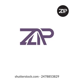 ZAP Logo Letter Monogram Design