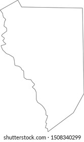 zapata county map in state of texas