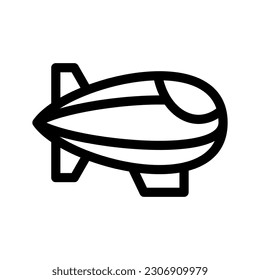 Ilustración de diseño de símbolos de vector de icono Zappelin