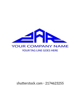 ZAR letter logo creative design with vector graphic