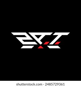 Diseño de Vector de logotipo de letra ZAT, logotipo simple y moderno ZAT. Diseño lujoso del alfabeto ZAT  