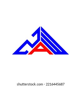 Logotipo de letra ZAW diseño creativo con gráfico vectorial, logotipo ZAW simple y moderno en forma de triángulo.