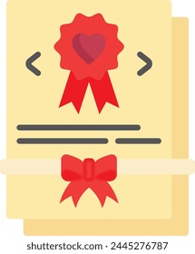 Zawaj Contract vector icon design, Muslim marriage Symbol, Islamic wedding customs Sign, Indian subcontinent matrimony stock illustration, Nikah Nama or Muslim Marriage certificate concept