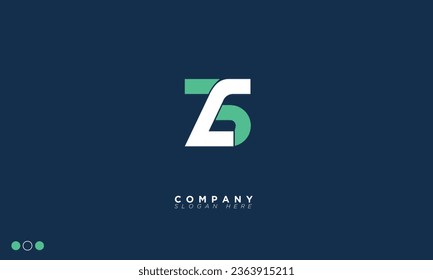 ZB Alphabet letters Initials Monogram logo BZ, Z and B