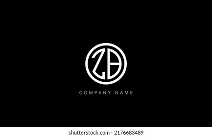 ZB, BZ Alphabet Letters Logo Monogram