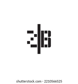 ZB geometric bold concept in high quality professional design that will print well across any print media