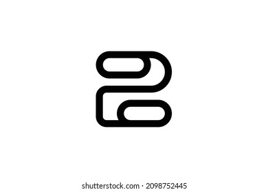 ZB letter logo on luxury background. BZ monogram initials concept. ZB icon design. BZ elegant and Professional black color alphabet icon on white background.