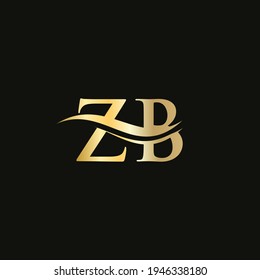 ZB Linked Logo for business and company identity. Creative Letter ZB Logo Vector with modern trendy