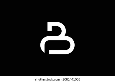 ZB monogram initials letter logo concept. BZ letter logo design on luxury background. ZB icon design. BZ trendy and Professional white color letter icon design on black background.