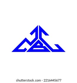 ZBC letter logo creative design with vector graphic, ZBC simple and modern logo in triangle shape.