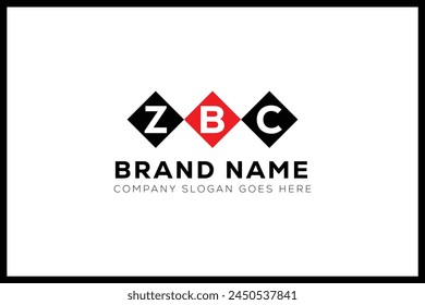 ZBC letter logo design. ZBC creative initials monogram letter logo. ZBC  business and real estate logo vector template.