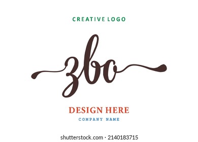 El logotipo de grabado de ZBO es sencillo, fácil de entender y autoritario