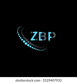 ZBP letter logo creative design. ZBP unique design.
