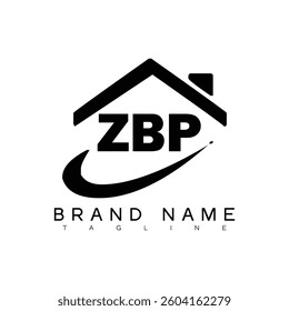 ZBP logo design vector template