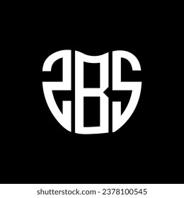ZBS letter logo creative design. ZBS unique design.
