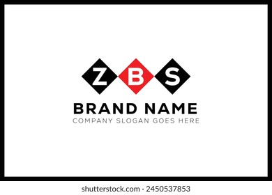 ZBS letter logo design. ZBS creative initials monogram letter logo. ZBS  business and real estate logo vector template.