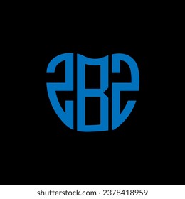 ZBZ letter logo creative design. ZBZ unique design.
