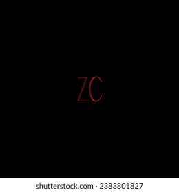 ZC creative modern letters logo design template