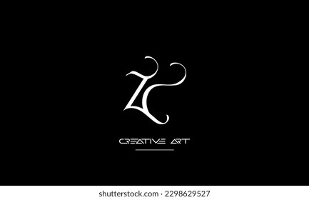 ZC, CZ, Z, C abstract letters logo monogram