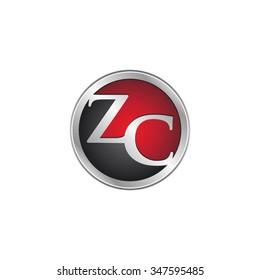 ZC initial circle logo red