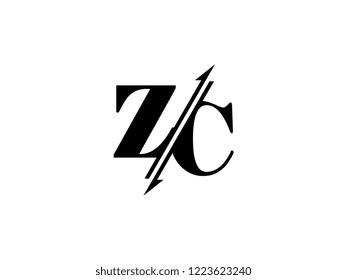 ZC initials logo sliced