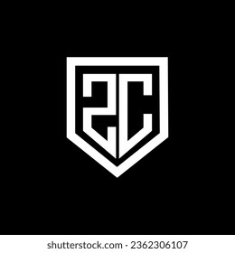 ZC Letter Logo Design, Inspiration for a Unique Identity. Modern Elegance and Creative Design. Watermark Your Success with the Striking this Logo.